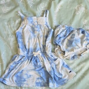 Carter's Blue and White Dress Set